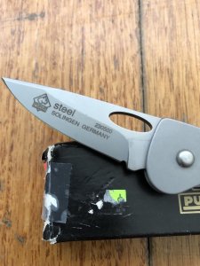 Puma Knife: Puma Steel Frame Linerlock Money Clip Folding Knife