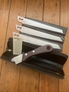Kershaw Knife: Vintage KERSHAW KAI CAMP KIT  Japanese Blade Knife Set with Case