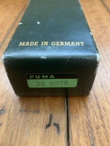 Puma Knife: Puma 1995 Trail Boss/Emperor 975 Folding Knife with Jacaranda Handle Original Box #51592