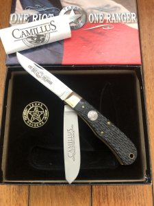 Camillus Texas Ranger Knife: Texas Ranger Limited Edition Commemorative in original Collectable box