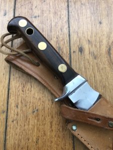 Puma Knife: Puma Original PRE-64 Model 6399 Rosewood White Hunter in original sheath