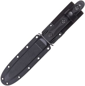 Ka-Bar Knife: Kabar EK44 Double Edged Commando Knife In Tactical Sheath