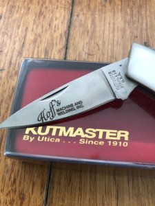 KutMaster USA 'Hoffs' Presentation Mallard Pocket Lock knife in Box