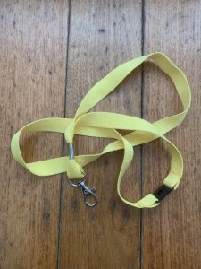 Lanyard: Yellow Whistle Lanyard