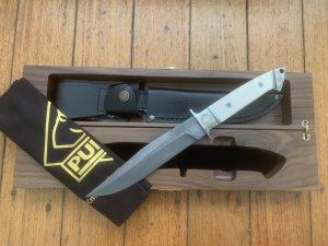 Puma Knife: Special Edition Damascus Defender with Elforyn Handle in Display Box 0/50