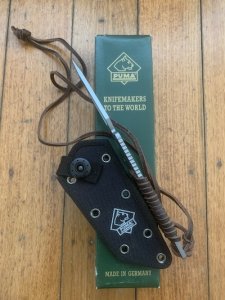 Puma Knife: Puma Very Rare 2003 Survival Knife in Cordura Sheath