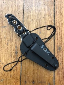 SOG Vintage Original SOG C47 CONTOUR Small Fixed Neck/Boot Knife