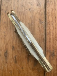 Puma Knife: Puma 1998 Duke Folding Knife with Stag Antler Handle in Pouch