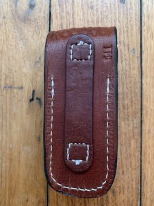 Spyderco VIELE 2 Japanese Straight Edge Lock Back Folding Knife with Pouch
