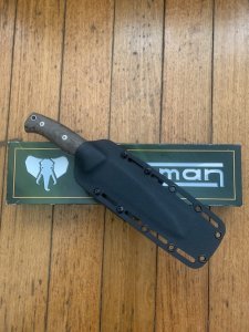 Cudeman Model 172FK Scout Knife With Black Kydex Sheath