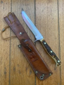Puma Knife: Puma 6382 Original 1974 Trail Guide in original sheath