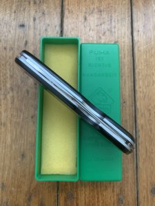 Puma Knife: Puma Rare 1985 Universal 863 Angler Knife complete with needle & Original Box #19581