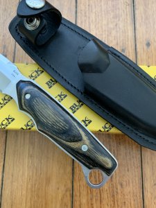 Buck Knife: Buck 403 Big Sky Knife with Black/Grey Laminated Handle