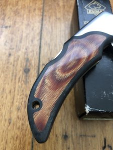 Puma Knife: Rare Puma Gentleman 24 0800 Folding Knife with Pakkawood Handle in Black Box
