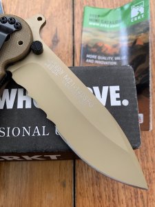 CRKT TAN SPECIAL FORCES FOLDING LOCK KNIFE