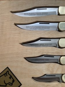 Puma Knife: Collectable Circa 1970'S-80'S Rare 5 Piece Folding Knife Set