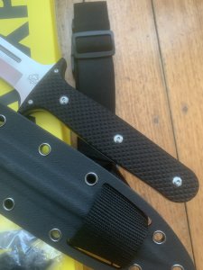 Puma XP 15" New Model Pig Sticker knife with Black Pakkawood Handle and Kydex Sheath