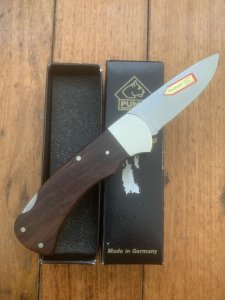Puma Knife: Puma 2017 4 Star Full Sized Folding Lock Knife with Cocobolo wood Handle