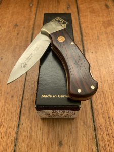 Puma Knife: Puma 2011 4 Star Full Sized Folding Lock Knife with Cocobolo wood Handle