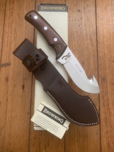 Browning Knife Rare Limited Edition Buck Mark Gut Hook Knife 705/1000