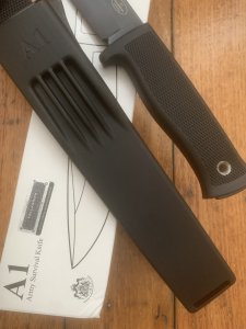 FALLKNIVEN A1 Knife in Zytel Plastic Sheath