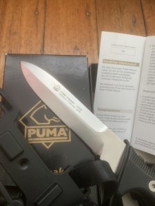 Puma Knife: Puma Original 2008 FROGMAN 13 6300 in Original Sheath and Box