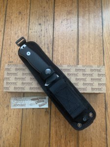 LionSTEEL Italy. Model M5 G10 G10 Handle Silver Blade with Tactical Sheath