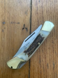 Puma Knife: 2011 Puma Duke Folding Knife with Stag Antler Handle