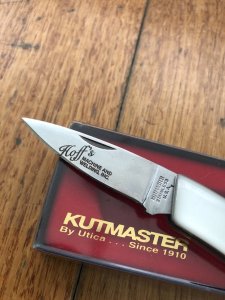 KutMaster USA 'Hoffs' Presentation Mallard Pocket Lock knife in Box