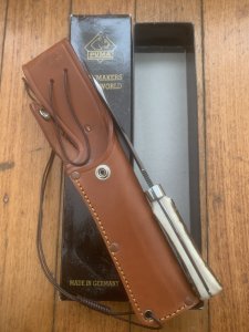 Puma Knife: Puma Original 1998 White Hunter 116374 in original Box sheath #32891