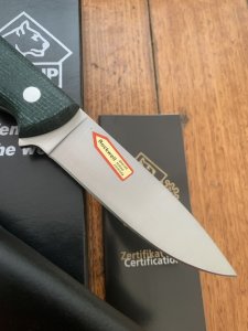 Puma Knife: Puma IP Special Edition 'RIFLEMAN' II Green Micarta Fixed Blade Knife