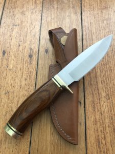 Buck Knife: Buck 2012 192 Vanguard Knife with original Leather Sheath & Box