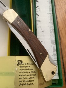 Puma Rare Model 972 Game Warden 1974 Twin Blade Folding Lock Knife with Box #45471