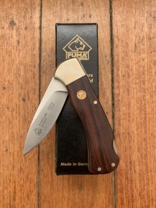 Puma Knife: Puma 2011 4 Star Full Sized Folding Lock Knife with Cocobolo wood Handle