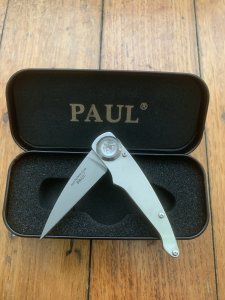 GERBER USA PAUL SERIES II MODEL 2 Lock Back Folding Knife with Display Case