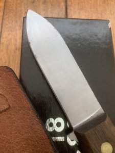 Ontario 2022 Model Old Hickory Fish & Small Game Knife with Leather Sheath