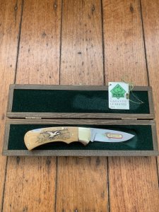 Puma Knife: Puma Original Puma 715 4 Star Game Bird Scene Folding Lock Blade Knife with Presentation Box