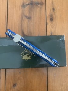 Puma Knife: Puma Very Rare 2007 Model 890012 PFR (Police Fire and Rescue) Folding Knife in Original Box