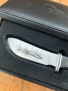 Buck Knife: Buck 103 Ducks Unlimited Collectable Skinner Knife In Presentation Box