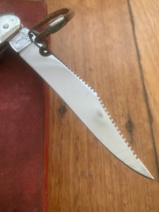 Puma Knife: Puma Vintage Pre-64 Fishermans Knife in Original Red Box