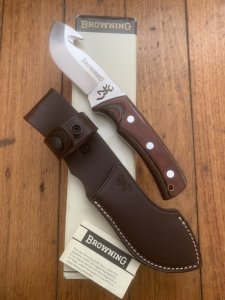 Browning Knife Rare Limited Edition Buck Mark Gut Hook Knife 729/1000