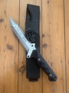 Puma Knife: Puma Rare Early 1st Edition Huntac TAC 1 Tactical Tanto Survival Knife