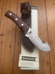 Browning Knife Rare Limited Edition Buck Mark Gut Hook Knife 705/1000