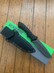 Schrade Knife: Schrade SCHF31 Tactical Drop Point Knife With Kydex Sheath
