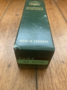Puma Rare Model 970 Game Warden 1995 Folding Lock Knife Serial #25591