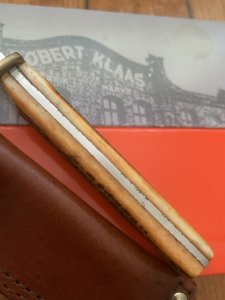 Robert Klaas Puma Hunters Pal Copy with Jigged Bone Handle in original Sheath and Box