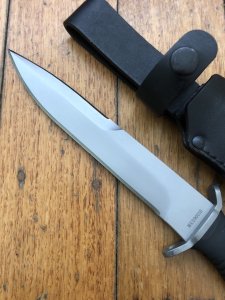Karatel-1 Merita-K Cobra Russian Hand Made Tactical Combat Knife with Leather Sheath