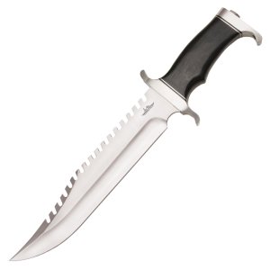 United Cutlery Gil Hibben Survivor Bowie with Black Leather Sheath
