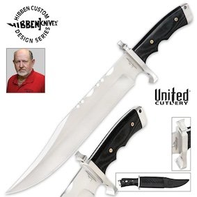 United Cutlery Gil Hibben Magnum Bowie with Black Leather Sheath