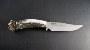 Silver Stag Tool Steel Series Hunter Model Stag Antler Handle